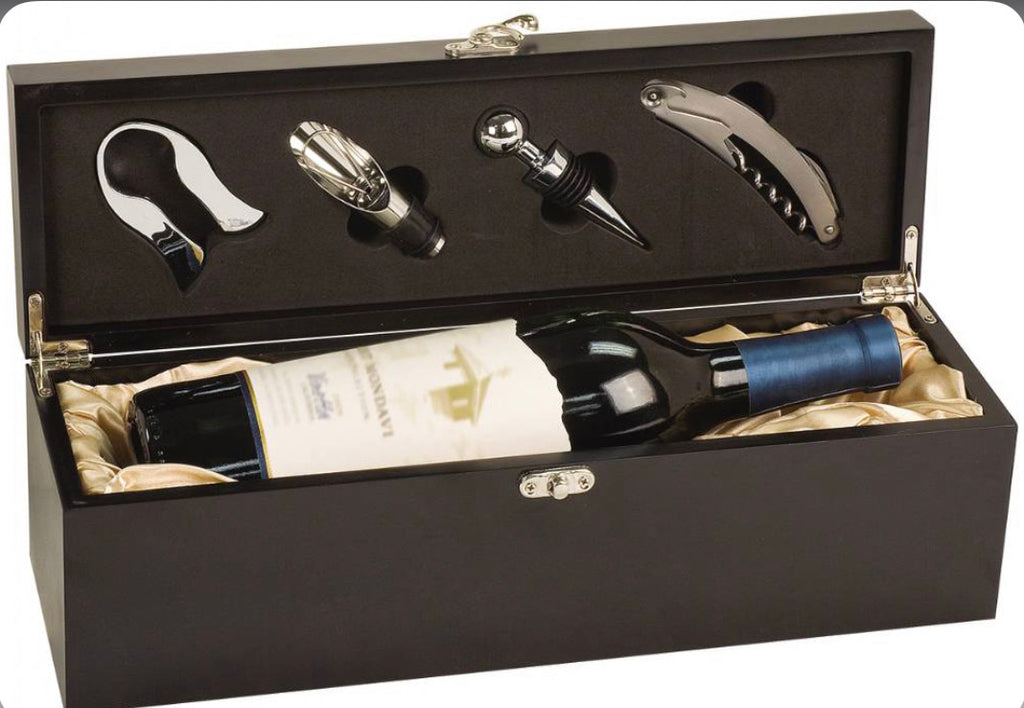#47 Wine tool gift set black