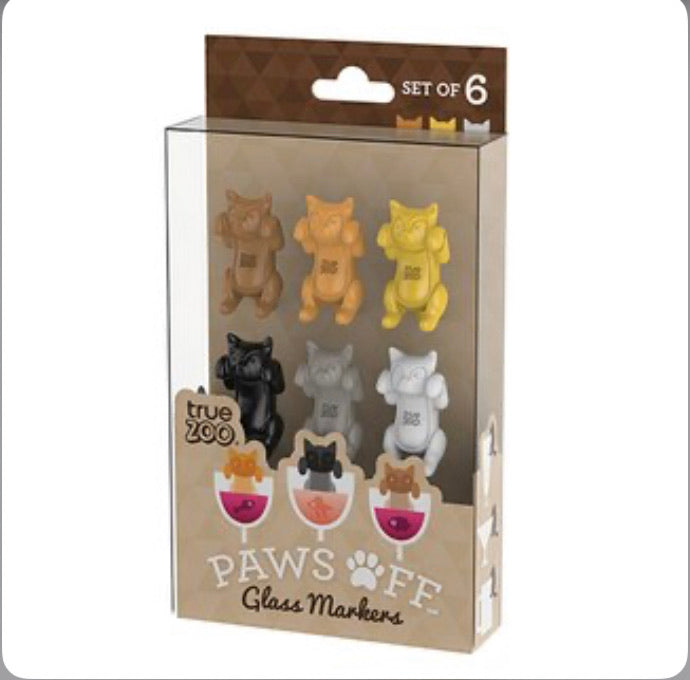 Truezoo Paws Off Cat Glass Markers