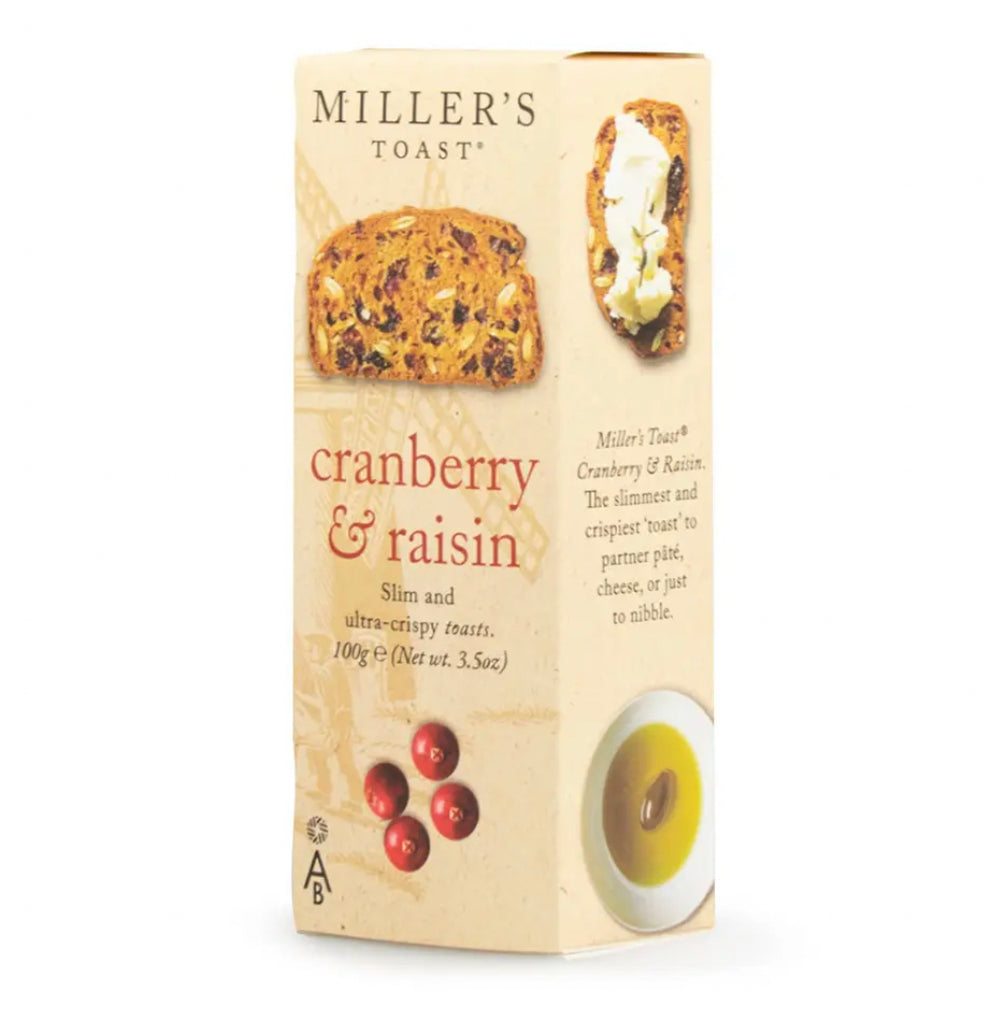 Millers Toast Cranberry & Raisin