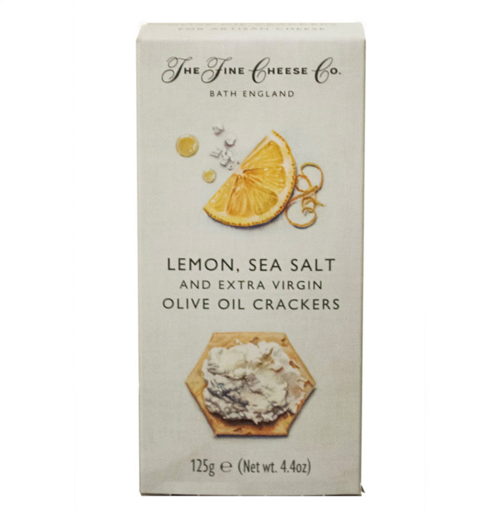 Lemon Sea Salt Extra Virgin Olive Oil Crackers