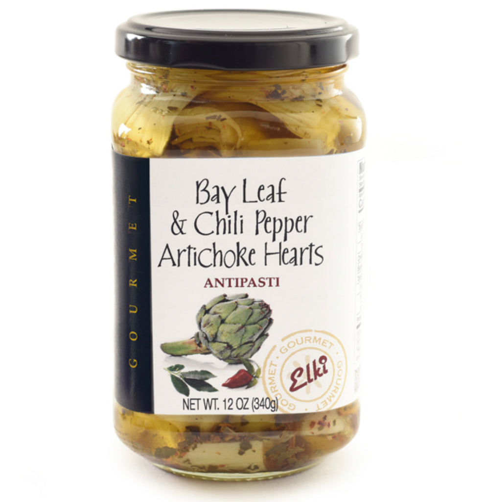 Elki Bay Leaf & Chili Pepper Artichoke Hearts Antipasti