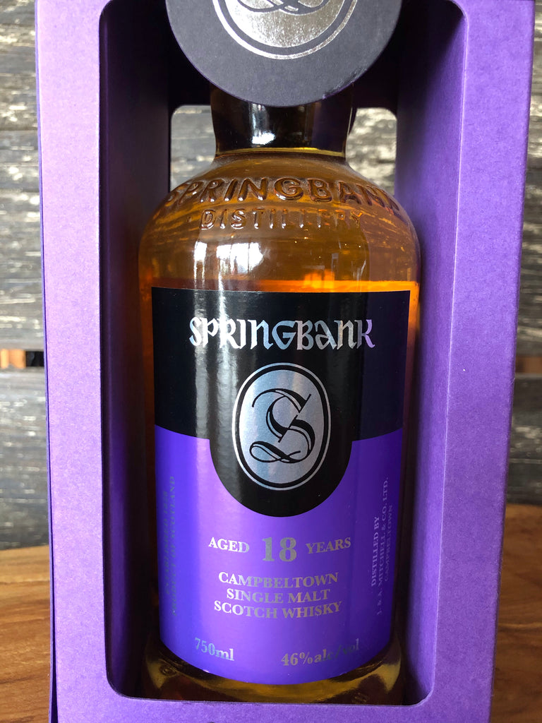 Springbank 18 Yr Single Malt Scotch