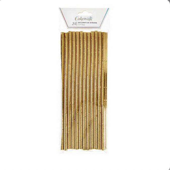 Cakewalk Gold Straws