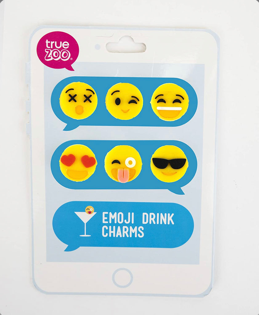 emoji drink charms