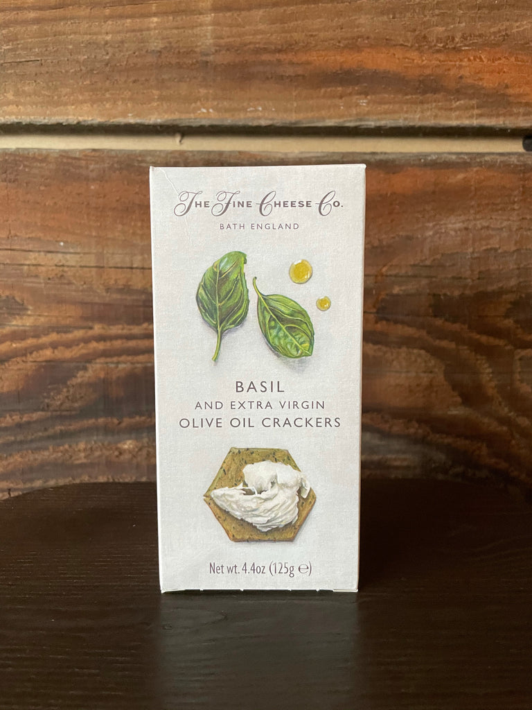 The Fine Cheese Company Basil and extra virgin olive oil CRACKERS
