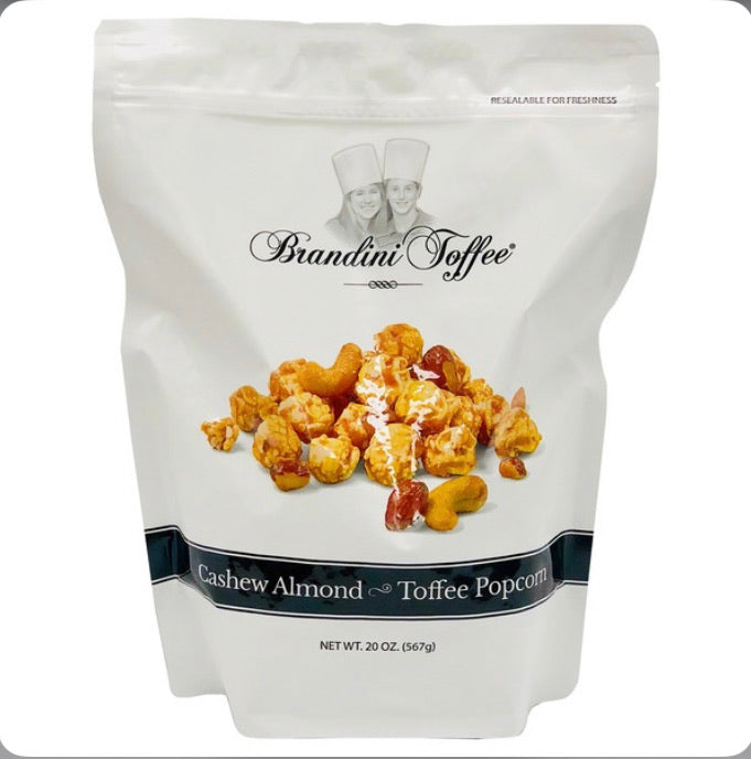 Brandini Toffee Popcorn - Cashew Almond