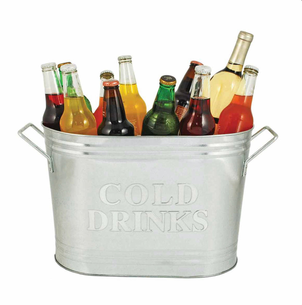 TRUE Cold Drinks Galvanized Metal Tub