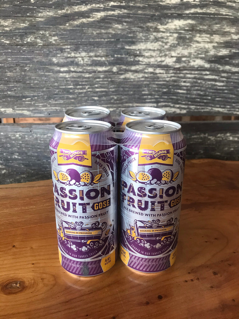 Two Roads Passion Fruit Gose “ 4 pack “